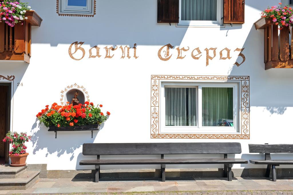 مبيت وإفطار سيلفا دي فال جاردينا Garni Crepaz المظهر الخارجي الصورة